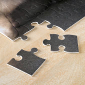 Pitbull nachlässiges Hundekuss-Puzzlespiel Puzzle (Seite)