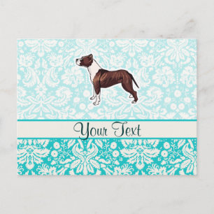 Pitbull; Niedlich Postkarte