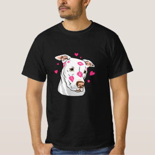 Pitbull Niedliche Liebe Herz T-Shirt