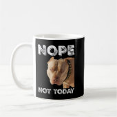 Pitbull - Nope Not Today T - Shirt Pitbull Lover T Kaffeetasse (Links)