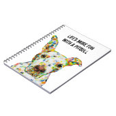 Pitbull Notebook 6,5" x 8,75" Notizblock (Linke Seite)