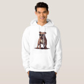 Pitbull Owner Geschenke Hoodie (Vorne ganz)