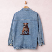 Pitbull Owner Geschenke Jeansjacke (Hangar)