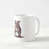 Pitbull Owner Geschenke Kaffeetasse (VorderseiteRechts)