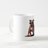 Pitbull Owner Geschenke Kaffeetasse (Vorderseite Links)