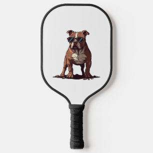 Pitbull Owner Geschenke Pickleball Schläger