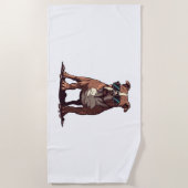 Pitbull Owner Geschenke Strandtuch (Vorderseite)