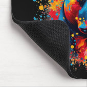 Pitbull Paint Spritzer Mousepad (Ecke)