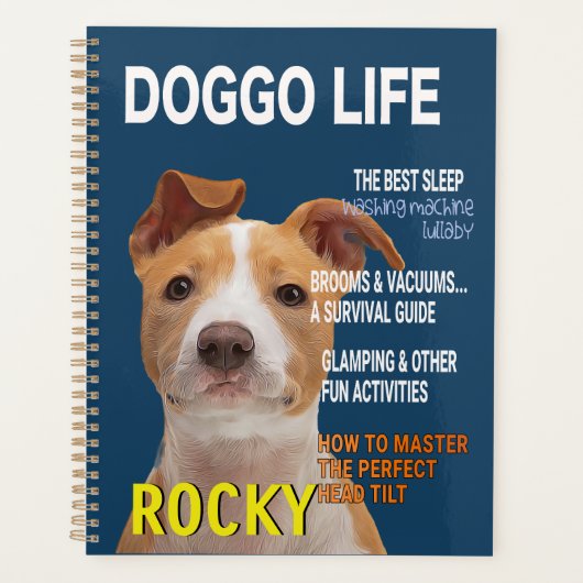 Pitbull Parody Magazine Cover Planer (Vorderseite)