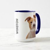 Pitbull personalized Mug Tasse (VorderseiteRechts)