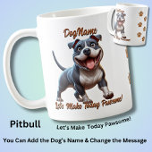 Pitbull Pit Bull - Dog hinzufügen, Text ändern Kaffeetasse