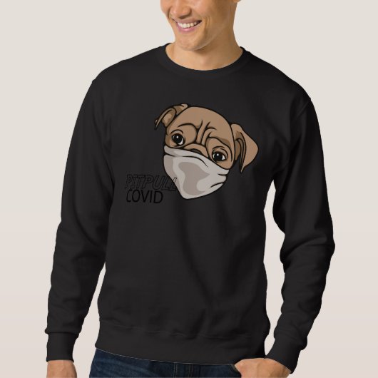 Pitbull Pit Bull Mama Sweatshirt (Vorderseite)