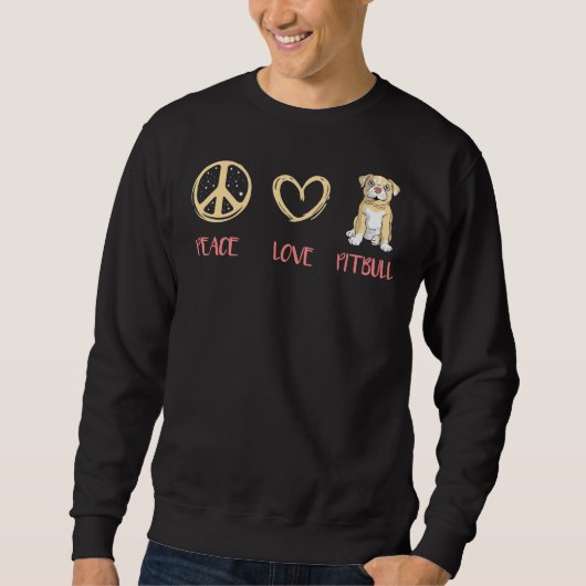 Pitbull Pit Bull Sweatshirt (Vorderseite)