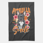 Pitbull Pitbulls Geschirrtuch (Vertikal)