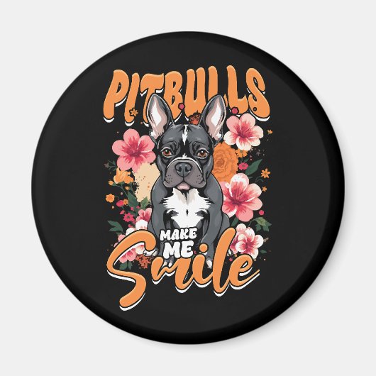 Pitbull Pitbulls Magnet (Vorne)
