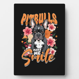 Pitbull Pitbuls Fotoplatte