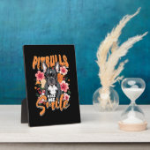 Pitbull Pitbuls Fotoplatte (Seite)