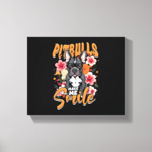 Pitbull Pitbuls Leinwanddruck
