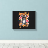 Pitbull Pitbuls Leinwanddruck (Insitu (Holzboden))