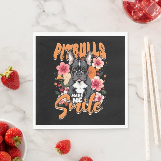 Pitbull Pitbuls Serviette (Beispiel)