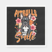 Pitbull Pitbuls Serviette (Vorderseite)