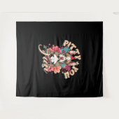 Pitbull Pitty + You = Spaß Wandteppich (Vorderseite (Horizontal))