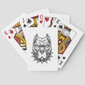 Pitbull Poker cards  Spielkarten (Rückseite)