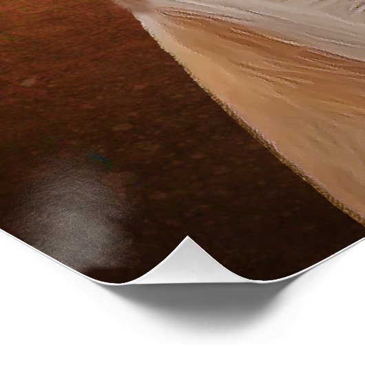 Pitbull Poster (Ecke)