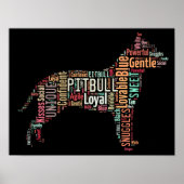 Pitbull Poster (Vorne)