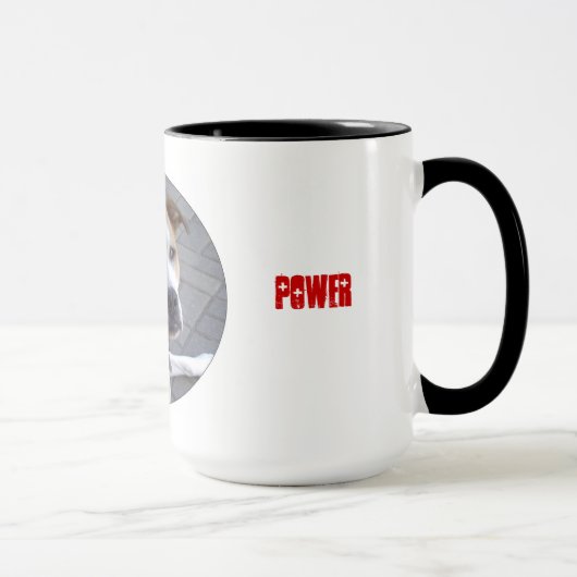 Pitbull Power Tasse (Rechts)