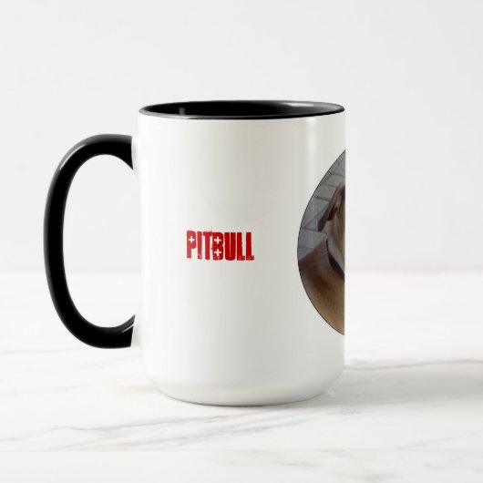 Pitbull Power Tasse (Links)