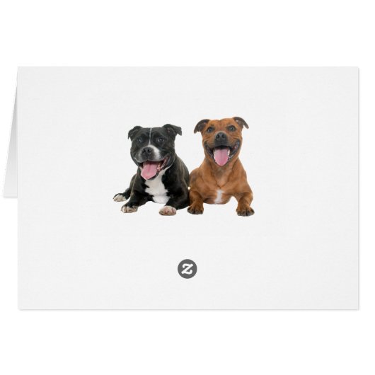 Pitbull Puppy Dog Hallo Miss You Liebe Pit Bull (Rückseite Horizontal)