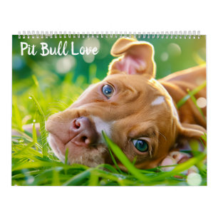 PitBull Puppy Dog Liebe Pit Bulls Kalender