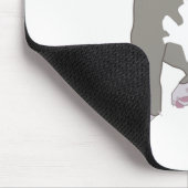 Pitbull Puppy Mousepad (Ecke)