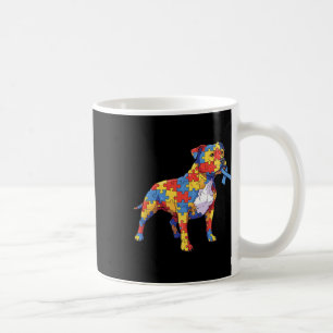 Pitbull Puzzle Autismus-Bewusstsein Autistische Fr Kaffeetasse