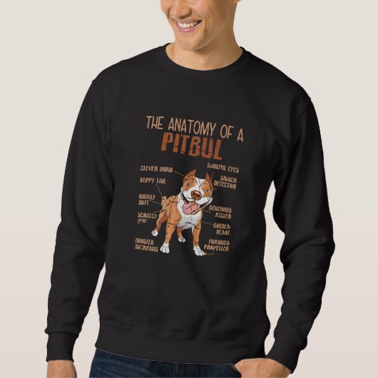 Pitbull Quotes Pitbull Collar Dog Quotes Dog Items Sweatshirt (Vorderseite)