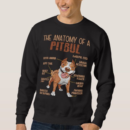 Pitbull Quotes Pitbull Collar Dog Quotes Dog Items Sweatshirt (Vorderseite)