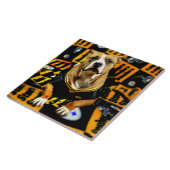 Pitbull Rescue Dog Fanatic Fliese (Seite)