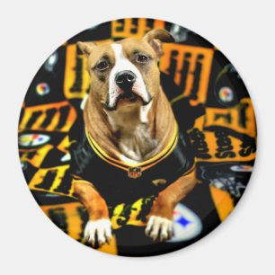 Pitbull Rescue Dog Fanatic Magnet