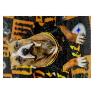 Pitbull Rescue Dog Fanatic Schneidebrett