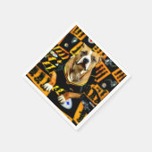 Pitbull Rescue Dog Fanatic Serviette (Ecke)