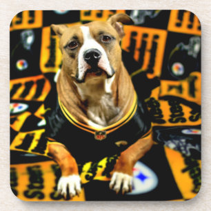 Pitbull Rescue Dog Fanatic Untersetzer