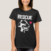 Pitbull Rescue Pit Bull Adoptier Dont Shop T-Shirt (Vorderseite)