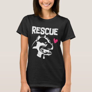 Pitbull Rescue Pit Bull Adoptier Dont Shop T-Shirt