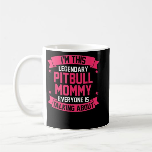 Pitbull Rescue T - Shirt Straight Outta Rescue Kaffeetasse (Links)