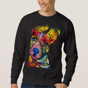 Pitbull S Colorful Pit Bulls 370 Sweatshirt