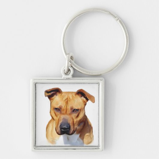 Pitbull Schlüsselanhänger (Vorne)