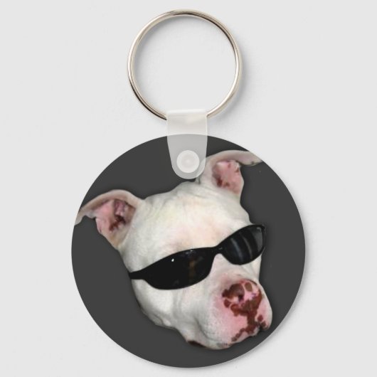 Pitbull-Schlüsselanhänger Schlüsselanhänger (Vorderseite)