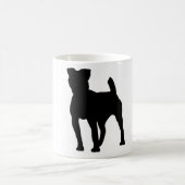 Pitbull Silhouette Kaffeetasse (Mittel)