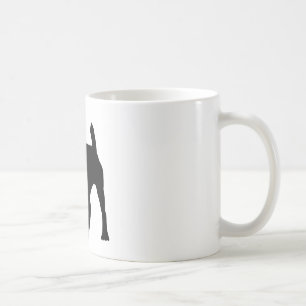 Pitbull Silhouette Kaffeetasse